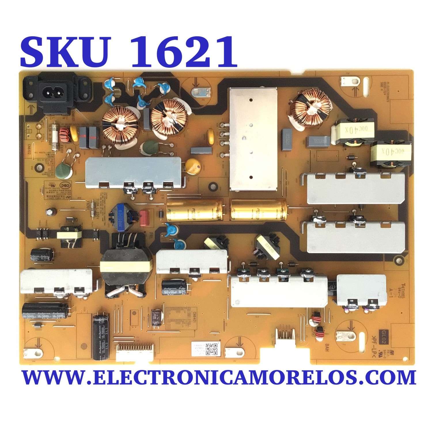 FUENTE PARA TV SONY / NUMERO DE PARTE 1-004-423-24 / GL02P / AC21162-1LF / 100442324 / 2135006516 / PANEL YSAF065CNO01 / MODELO XBR-65X81CH / XBR65X81CH